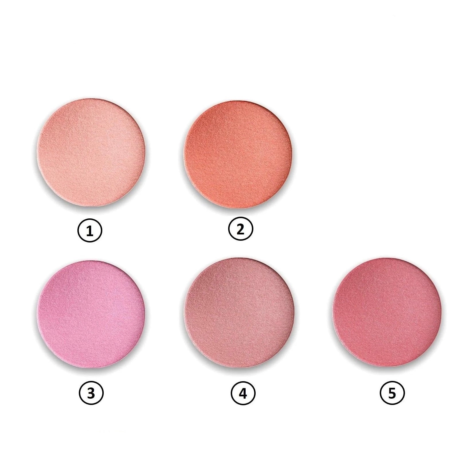 All-Natural Cheek Blush (5 Shades) (5g, 0.18oz.)-1