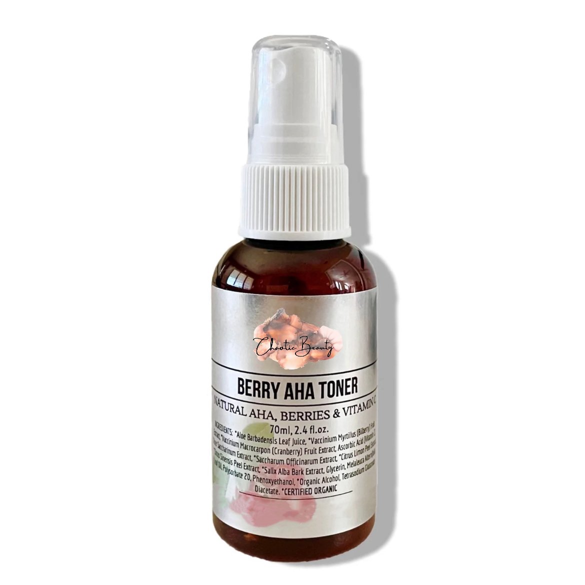 Berry AHA Toner (70ml, 2.4 fl.oz.) - Chaotic Beauty