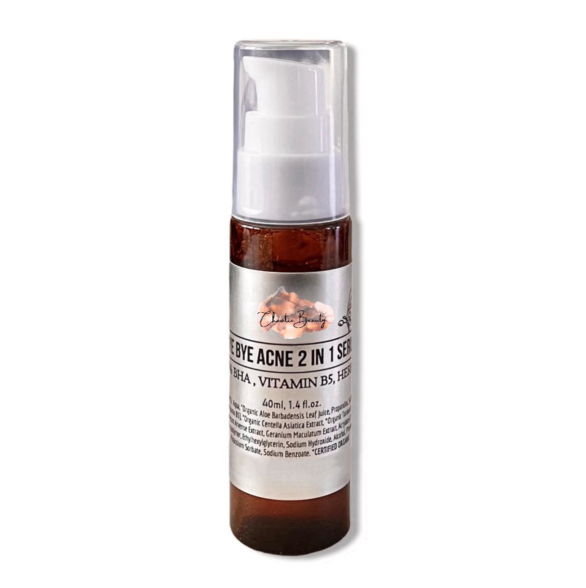 Bye Bye Acne 2 In 1 Serum (40ml, 1.4 fl.oz.) - Chaotic Beauty