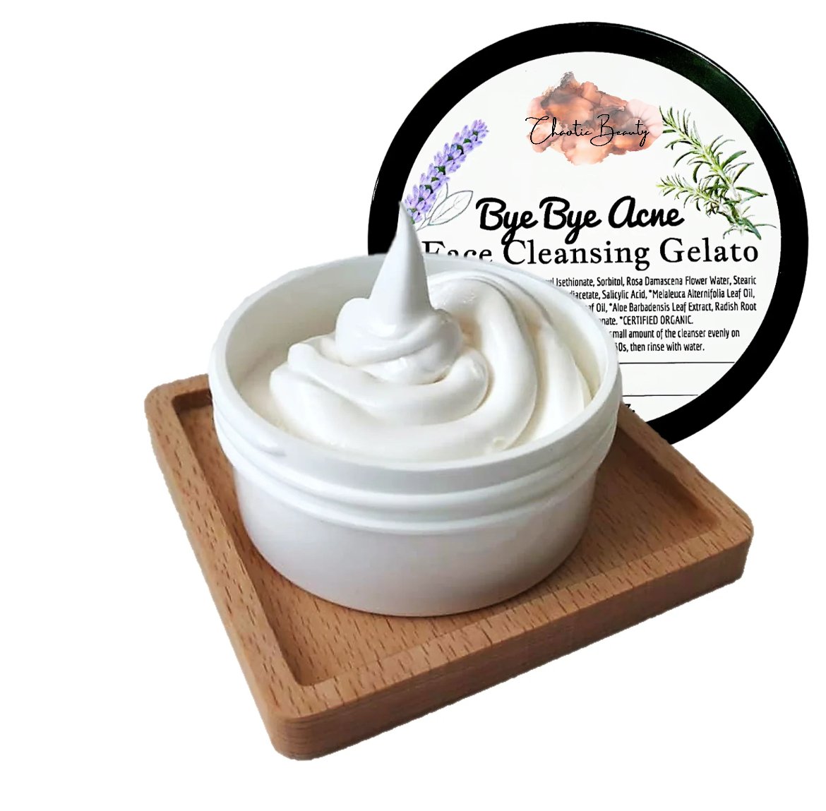 Bye Bye Acne Face Cleansing Gelato (60g, 2.1oz) - Chaotic Beauty