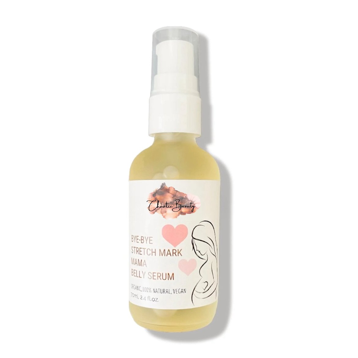 Bye - Bye Stretch Mark Mama Belly Serum (70ml, 2.4 fl.oz.) - Chaotic Beauty