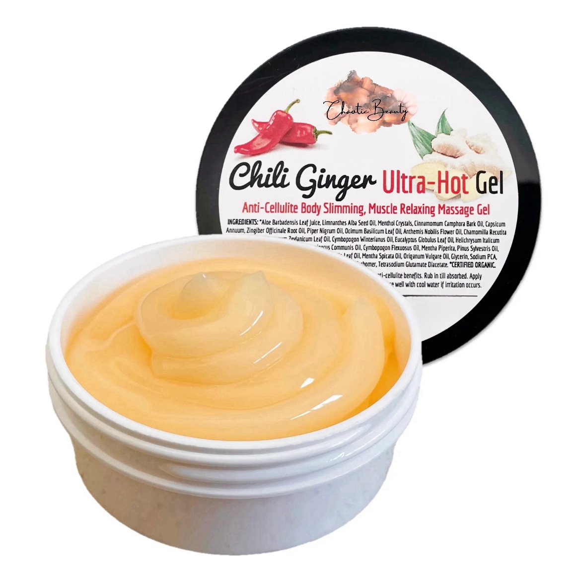 Chili Ginger Ultra - Hot Gel (60g, 2.1oz.) - Chaotic Beauty